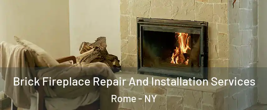  Brick Fireplace Repair And Installation Services Rome - NY