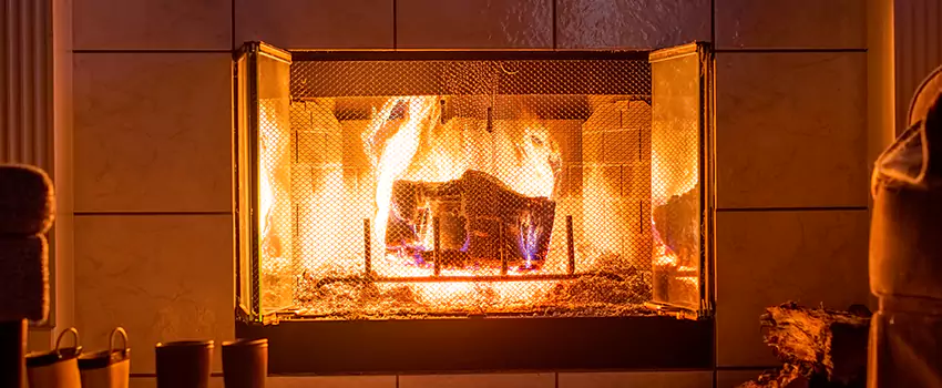 Mendota Hearth Landscape Fireplace Installation in Rome, New York