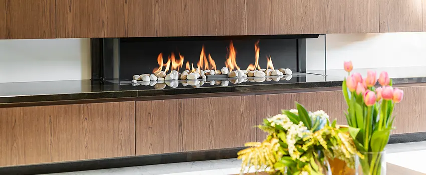Double-height Fireplace Design Refurbishment in Rome, New York