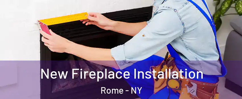  New Fireplace Installation Rome - NY