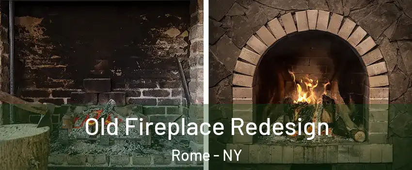  Old Fireplace Redesign Rome - NY