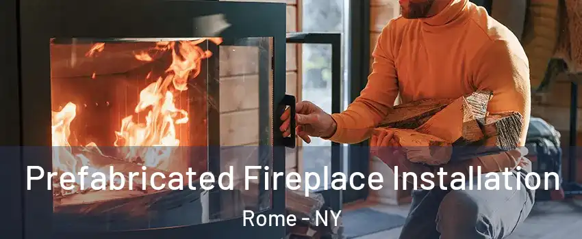  Prefabricated Fireplace Installation Rome - NY