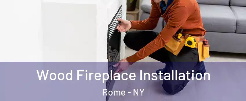  Wood Fireplace Installation Rome - NY